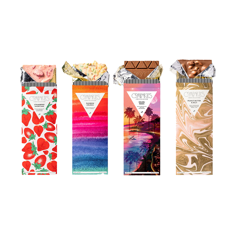 Compartés Gourmet Chocolate Bar Bundle A - 4 Flavors